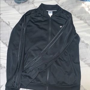 black adidas zip up jacket